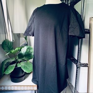 NWT Plus T-shirt Dress With Puffy Sleeves